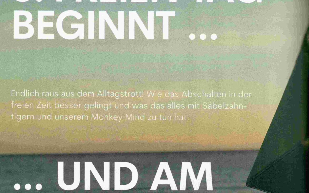 Der Urlaub beginnt im Kopf – und nicht nur im Kalender.